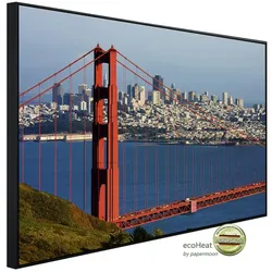 papermoon Infrarotheizung »EcoHeat - Golden Gate Bridge«, Matt-Effekt - bunt