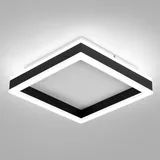 flyme Goeco - Runde LED-Deckenleuchte, Moderne Deckenlampe 32w 2350lm, Led-innenleuchte für Flur Küche Wohnzimmer Balkon, Rund, 30W)