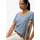 Superdry STUDIOS SLUB EMB VEE TEE Blau L