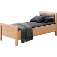 Priess Einzelbett PRIESS "Arnsberg", braun (livorno buche, anthrazit), B:108cm