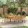 vidaXL Garten Essgruppe 9-tlg. Grau