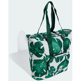 adidas Leaf Print Women - Tragetasche (orbit grey/collegiate green/green/semi court green)