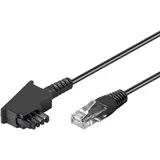 goobay Dsl-/vdsl-routerkabel, Kupferleiter (cu), Tae-f-stecker Rj45-stecker (8p2c). Kabellänge 2 M