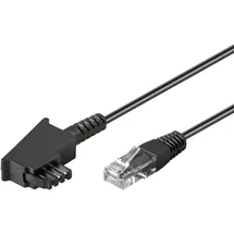 goobay Dsl-/vdsl-routerkabel, Kupferleiter (cu), Tae-f-stecker Rj45-stecker (8p2c). Kabellänge 2 M