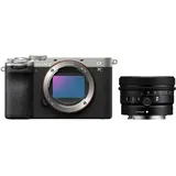 Sony Alpha ILCE-7C II silber + SEL 50mm f2,5 G | nach 300 EUR Sony A7C II When-Bought-With-Aktion