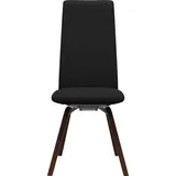 Stressless® Polsterstuhl Laurel, High Back, Größe M, mit schräggestellten Beinen in Walnuss schwarz