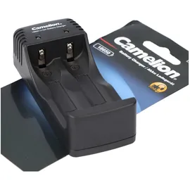 Camelion 18650 USB Li-Ion Ladegerät inklusive Micro USB Ladekabel passend für 1 oder 2 Li-Ion Akku 18650er