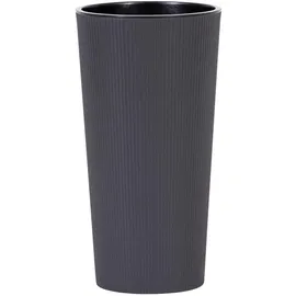 Siena Garden Locon Stripe Ø 30 x 57 cm Anthrazit