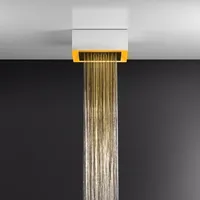GESSI Afilo, Multifunktions Dusch-Einbau-System 300x300 Strahlart Regen, mit Colour