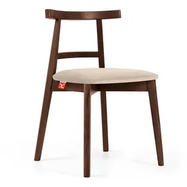 Konsimo Holzstuhl LILIO creme 2er Set