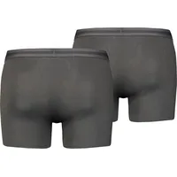 Levi's Tencel Boxershorts grau/ schwarz S 2er Pack