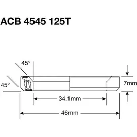 Enduro Bearings Acb 4545 125t Ss 1-1/8 Stainless Steel Angular Contact Lenklager - Silver - One Size