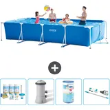 Rechteckiger Frame Pool - 450x220x84 Cm - 5-teilig  S30289