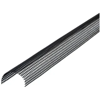 Inefa Laubschutzgitter Dachrinnen Laubschutz, Schwarz Laubfang Dachrinnenabdeckung Dachrinnenzubehör Made in Germany