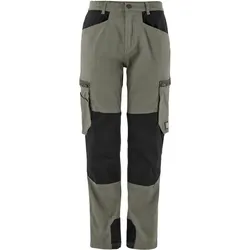 Bundhose "CARGO WORK" Baumwoll-Stretch - 46 - oliv/schwarz