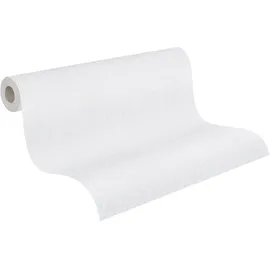 ascreation A.S. Création Vliestapete Uni Textiloptik Hellgrau FSC®