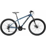 Bikestar Mountainbike 27,5 Zoll 17 Zoll Rahmen, 21 Gang Shimano Schaltung, Scheibenbremse, Blau