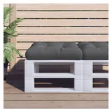 vidaXL Palettenkissen 50 x 50 x 12 cm grau 1 St.