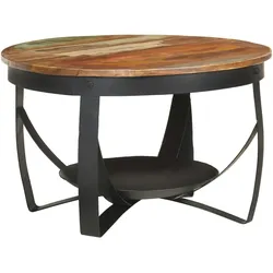 vidaXL Couchtisch 68x43 cm : Material - Recyceltes Massivholz