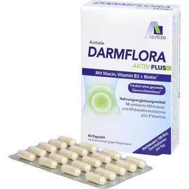 Avitale DARMFLORA Aktiv Plus 100 Mrd.Bakterien+7 Vitamine 40 St