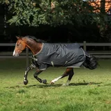 BUCAS Freedom Turnout light 0g Weidedecke/Regendecke black/taupe, Buc17_Gr.:100cm - Schwarz