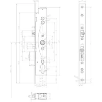Effeff Assa Abloy Assa Abloy effeff Mediator Schloss 609-302PZ-----1