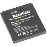 AccuCell Akku für Doro PhoneEasy 520 Akku DBF-800A, DBF-800B, DBF-800C, DBF-800D, DBF-800E 43,7x39,6x5,5mm