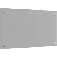 VidaXL Küchenrückwand Hellgrau, 70x40x0,6 cm Hartglas