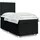vidaXL Boxspringbett 140 x 200 cm Schwarz