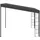 vidaXL Wand-Pavillon 3 x 3 m inkl. 4 Seitenteile Anthrazit