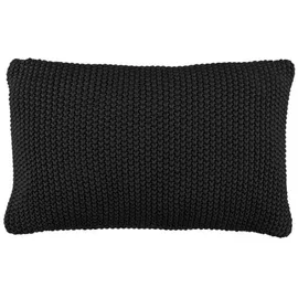 Marc O'Polo Nordic Knit Kissen 30 x 60 cm Schwarz