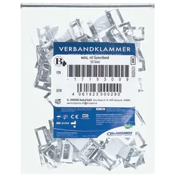 Verbandklammer Weiss