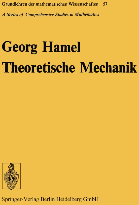 Theoretische Mechanik - Georg Hamel  Kartoniert (TB)
