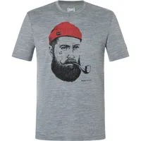 super.natural Herren Sn Sailor T-Shirt (Größe XXL, grau)