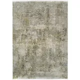 DIETER KNOLL Webteppich Farina 67 x 130 cm Mischgewebe Grün