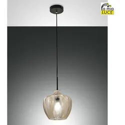 Fabas Luce Pendelleuchte GALLURA, E27, IP20, Champagner FAB-3722-40-167