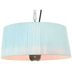 Hänge-Elektro-Terrassenheizer Sirmione 1800W Weiß. Ideal für Restaurants und Hotels.