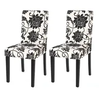 Mendler 2er-Set Esszimmerstuhl Stuhl Küchenstuhl Littau - Textil, jacquard,