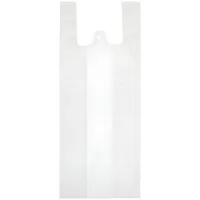 Papstar Starpak 200 Hemdchen-Tragetaschen, HDPE weiss