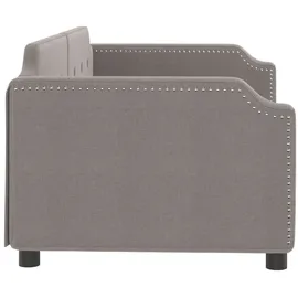 vidaXL Tagesbett Taupe 80x200 cm Stoff
