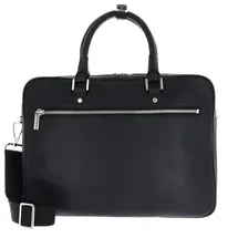 LEONHARD HEYDEN Montreal Aktentasche Leder 40 cm schwarz