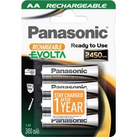 Panasonic Rechargeable Evolta Micro AAA NiMH 900mAh, 4er-Pack (HHR-4XXE/4BC)
