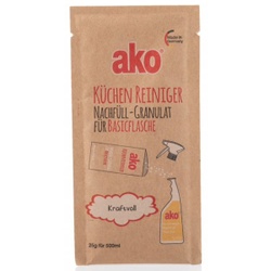 ako Küchenreiniger, Gründliche Sauberkeit in der Küche, 25 g Nachfüllgranulat im Beutel
