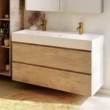 Riho Spring-Up Rise Schrank mit Doppelwaschtisch, 2 Auszüge, F001515D05,