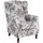 Max Winzer Ohrenbackensessel Lorris Baumwolle/Polyester 79 x 92 x 88 cm Rosa