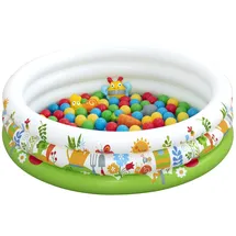 BESTWAY Bällebad Frühlingsfreunde 102 x 25 cm Kinder Spielzelt mit Bällen Bällebecken