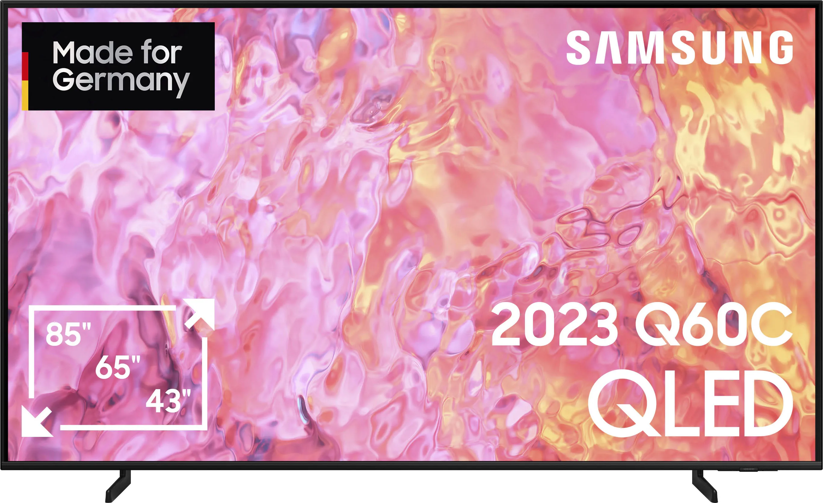 F (A bis G) SAMSUNG QLED-Fernseher Fernseher 100% Farbvolumen mit Quantum Dots,Quantum HDR,AirSlim,Gaming Hub schwarz (eh13 1hts) LED Fernseher Bestseller