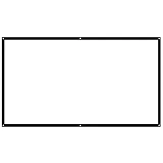 Tonysa Beamer Leinwand,16: 9 HD Projektor 3D/2D/1080P HD/4K Ultra HD Projektionsfläche,Tragbarer Faltbarer Projektionsvorhang für Outdoor Camping/Outdoor Filme usw.(84in)