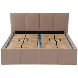 Halmon Schlafkomfort Betten Dalas Sahara 200 x 200 cm H2 Beige