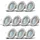 B.K.Licht Einbaustrahler 10er Pack 10-02-10-S